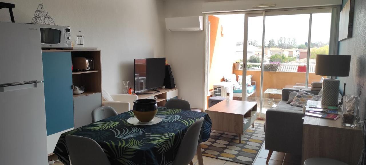 Appartement avec grande terrasse à 15 mn de la mer Saint-Estève Exterior foto